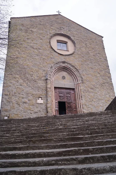 Εκκλησία Αγίου Φραγκίσκου Κορτόνα Τοσκάνη Ιταλία — Φωτογραφία Αρχείου