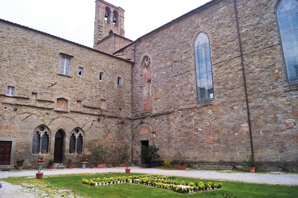 Cortesano Iglesia San Francisco Cortona Toscana Italia — Foto de Stock