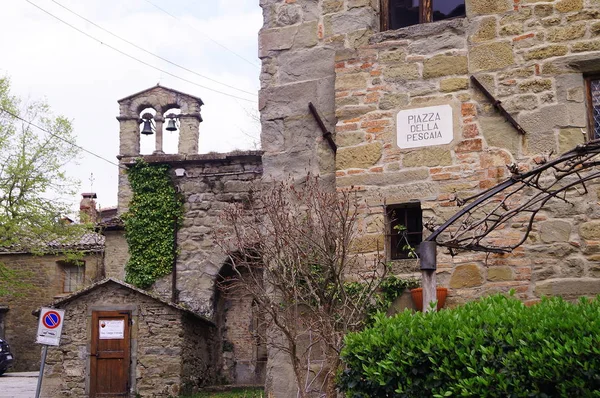 Pescaia Square Cortona Toscana Itália — Fotografia de Stock