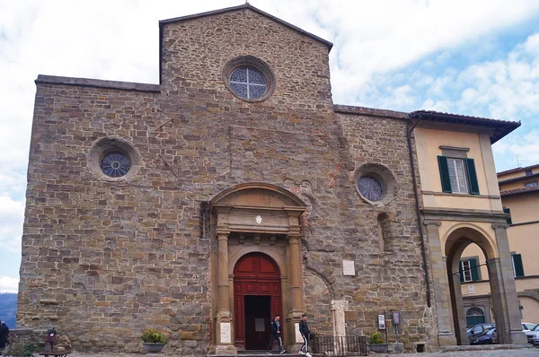 Kathedraal Van Cortona Toscane Italië — Stockfoto