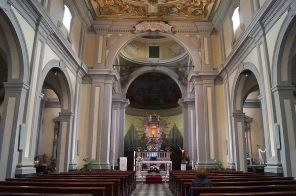 Wnętrze Kościoła Santa Maria Delle Vedute Fucecchio Toskania Włochy — Zdjęcie stockowe