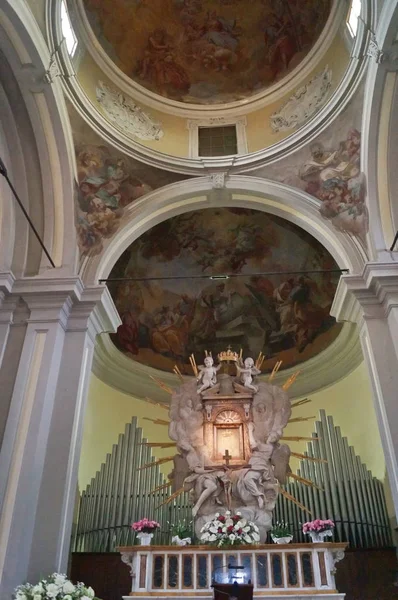 Wnętrze Kościoła Santa Maria Delle Vedute Fucecchio Toskania Włochy — Zdjęcie stockowe