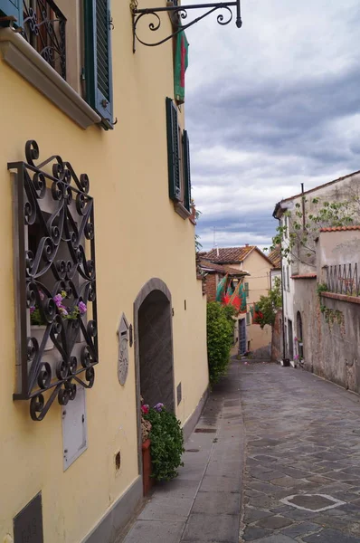 Rua Típica Fucecchio Toscana Itália — Fotografia de Stock
