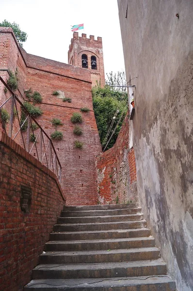 Bell Tower San Salvatore Alla Collegiata Fucecchio Tuscany Italy — Stock Photo, Image