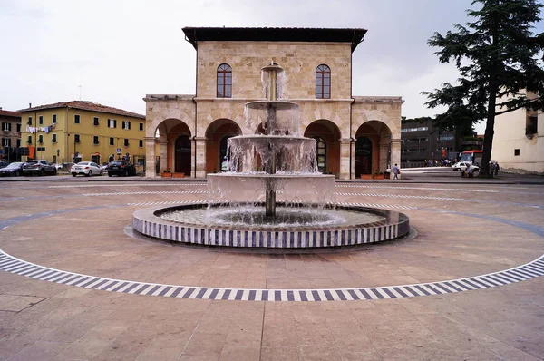 Plaza Arnolfo Cambio Colle Val Elsa Toscana Italia — Foto de Stock