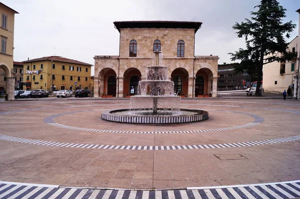 Πλατεία Αρνόλφο Cambio Colle Val Elsa Τοσκάνη Ιταλία — Φωτογραφία Αρχείου