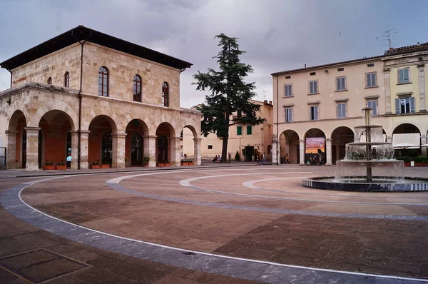 Arnolfo Cambio Square Colle Val Elsa Toskánsko Itálie — Stock fotografie