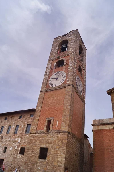 Torre Sino Catedral Colle Val Elsa Toscana Itália — Fotografia de Stock