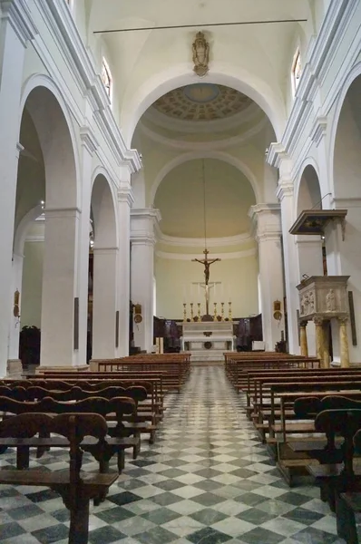 Interiören Katedralen Colle Val Elsa Toscana Italien — Stockfoto