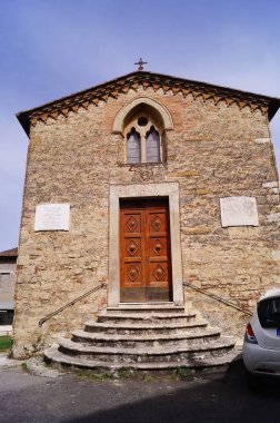 Spugna kilisesi, Colle Val d'Elsa, Toskana, İtalya