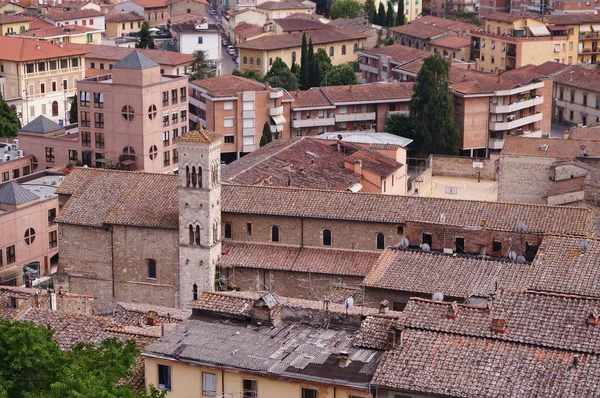 Vista Aérea Colle Val Elsa Toscana Italia — Foto de Stock