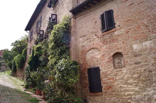 Strada Tipica Colle Val Elsa Toscana Italia — Foto Stock