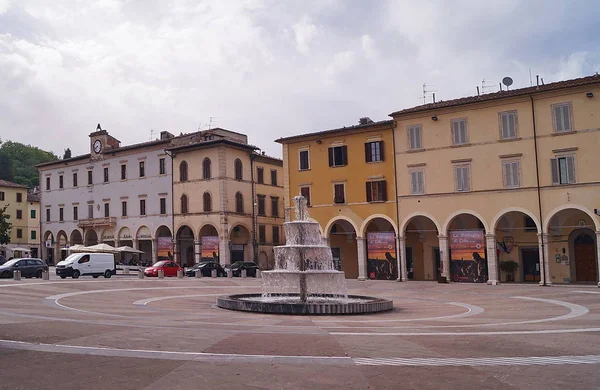 Πλατεία Αρνόλφο Cambio Colle Val Elsa Τοσκάνη Ιταλία — Φωτογραφία Αρχείου