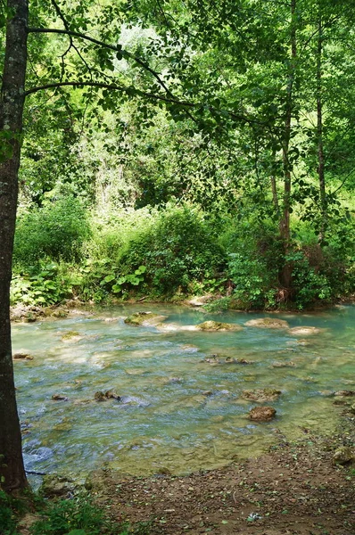 Rivière Elsa Été Toscane Italie — Photo