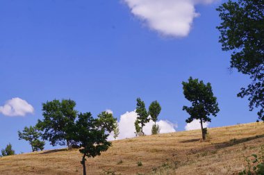 Giano dell 'Umbria, Perugia, Umbria, İtalya kırsal manzarası