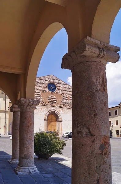 San Domenico Kyrka Foligno Umbrien Italien — Stockfoto