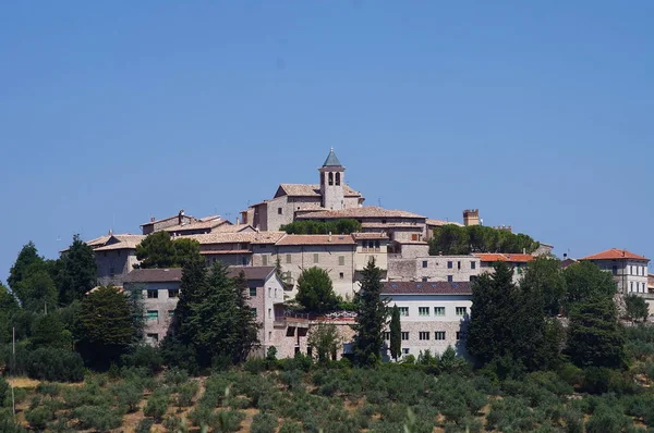 Panorama Giano Dell Umbria Italy — 스톡 사진