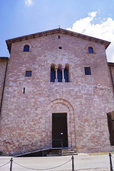 Iglesia Abadía San Felice Umbría Italia — Foto de Stock