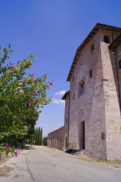 Kirche Der Abtei Von San Felice Umbrien Italien — Stockfoto