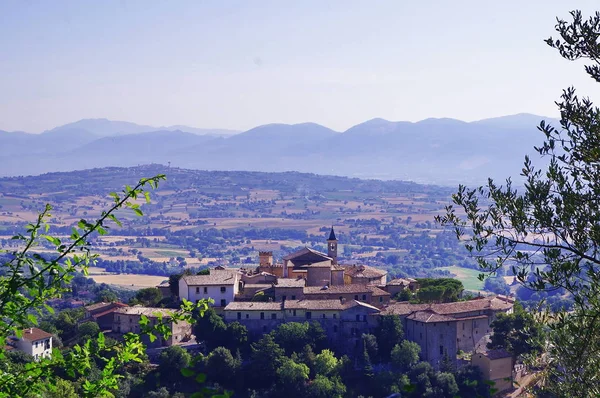 Πανόραμα Castagnola Umbria Ιταλία — Φωτογραφία Αρχείου