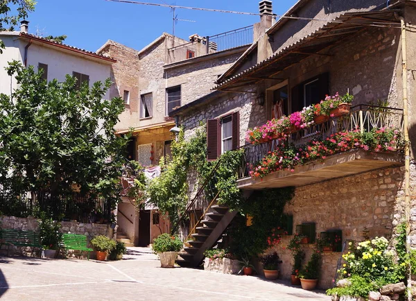 Glimpse Castagnola Umbria Italy — стокове фото