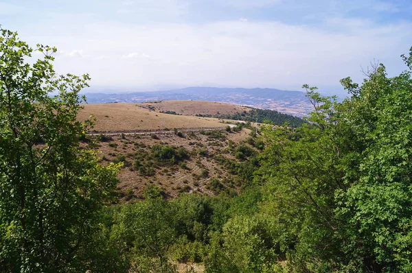 Utsikt Över Landsbygden Runt Giano Dell Umbrien Perugia Umbrien Italien — Stockfoto