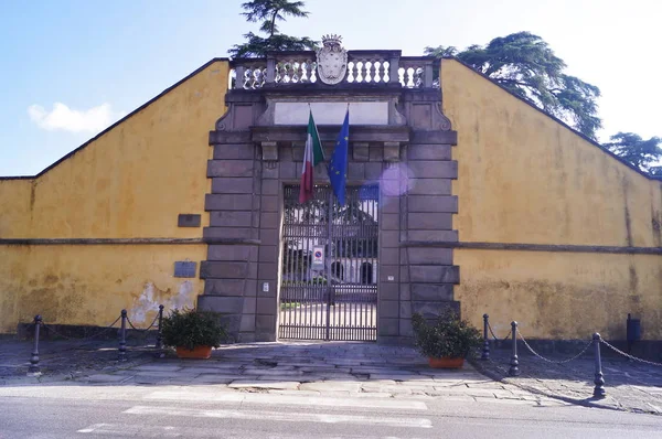 Poggio Caiano Tuscany Talya Daki Villa Medici Parkına Giriş Kapısı — Stok fotoğraf