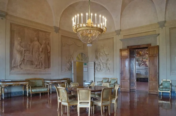 Intérieur Villa Médicis Poggio Caiano Toscane Italie — Photo