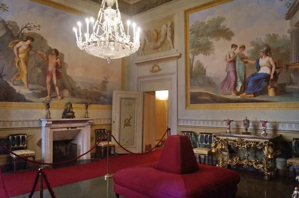 Intérieur Villa Médicis Poggio Caiano Toscane Italie — Photo