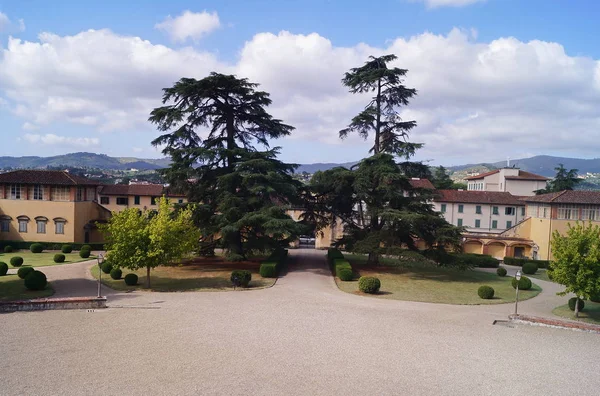 Garden Medici Villa Poggio Caiano Tuscany Italy — Stock Photo, Image