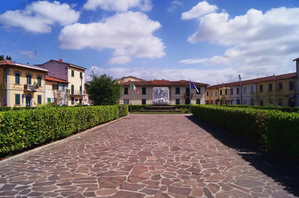 September Square Poggio Caiano Tuscany Italy — 图库照片