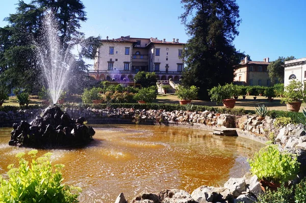Garden Medici Villa Poggio Caiano Toscana Italien — Stockfoto