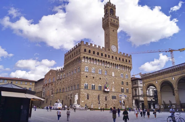 Florens Vid Nödläge Signoria Torg Italien — Stockfoto