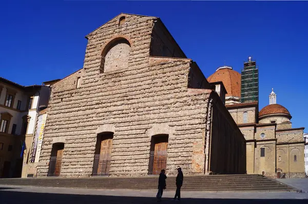 Firenze Hätätilanteen Aikana San Lorenzon Kirkko Italia — kuvapankkivalokuva