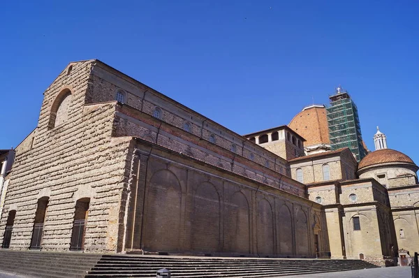 Florencia Durante Emergencia Covid Iglesia San Lorenzo Italia — Foto de Stock