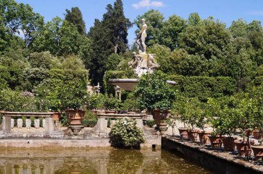 Boboli bahçesindeki Okyanus Çeşmesi, Floransa, Toskana, İtalya