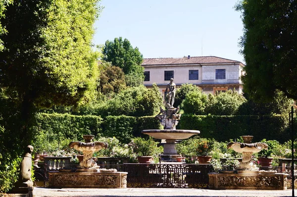 Fuente Del Océano Jardín Boboli Florencia Toscana Italia — Foto de Stock