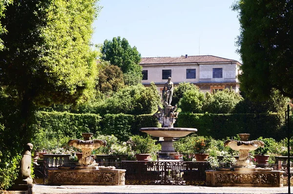 Brunnen Des Ozeans Boboli Garten Florenz Toskana Italien — Stockfoto