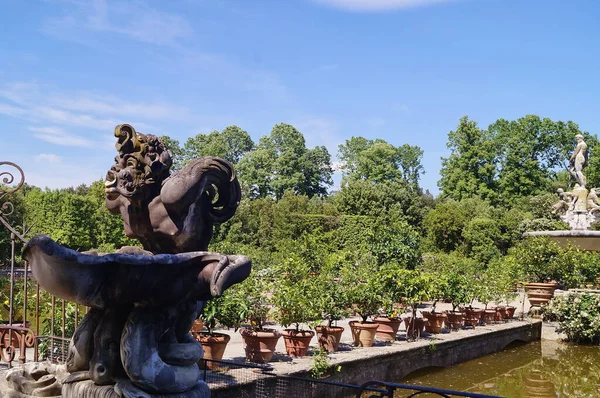 Fountain Ocean Boboli Garden Florence Tuscany Italy — Stock Photo, Image