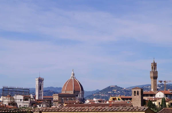 Panorama Florença Vista Dos Jardins Boboli Florença Toscana Itália — Fotografia de Stock