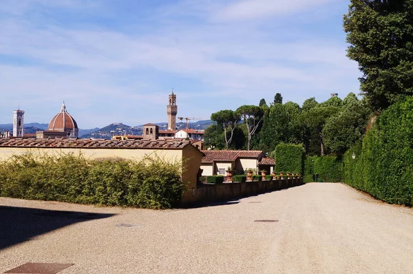 Panorama Florencia Visto Desde Los Jardines Boboli Florencia Toscana Italia — Foto de Stock