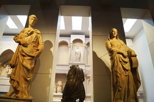 Galería Esculturas Museo Ópera Del Duomo Florencia Italia — Foto de Stock