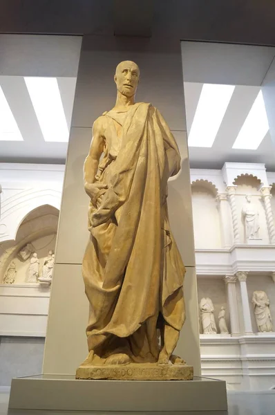 Statua Abacuc Donatello Nel Museo Dell Opera Del Duomo Firenze — Foto Stock