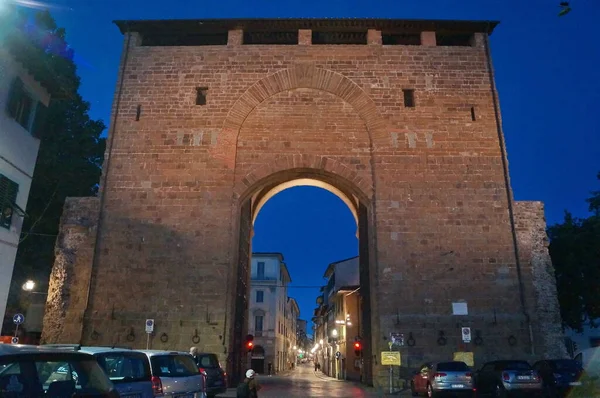 Porta San Frediano Natten Florens Italien — Stockfoto