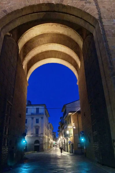 Porta San Frediano Notte Firenze Italia — Foto Stock