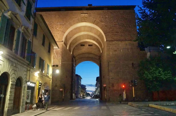 Porta San Frediano Notte Firenze Italia — Foto Stock