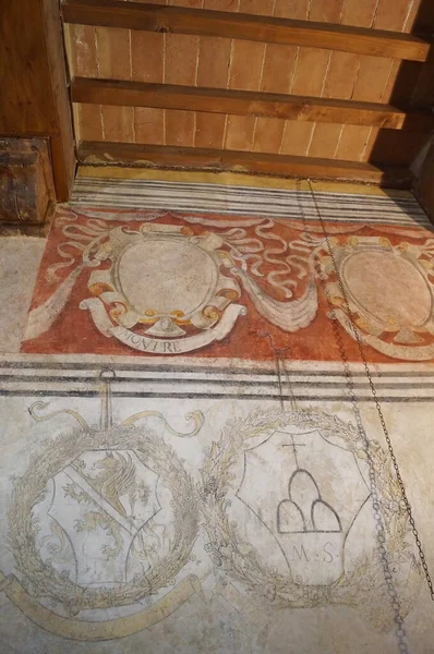 Sala Tortura Palazzo Pretorio Del Vicariato Antiguo Pueblo Medieval Certaldo —  Fotos de Stock