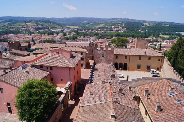 Panorama Vanaf Het Torenhuis Van Giovanni Boccaccio Het Oude Middeleeuwse — Stockfoto