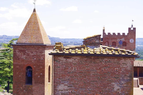Panorama Vanaf Het Torenhuis Van Giovanni Boccaccio Het Oude Middeleeuwse — Stockfoto