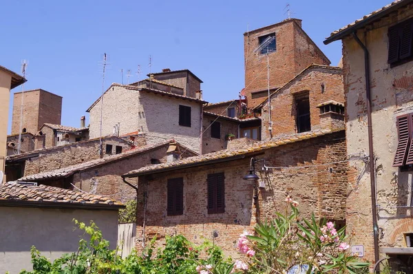 イタリア トスカーナ州セラルドの古代中世の村の眺め — ストック写真